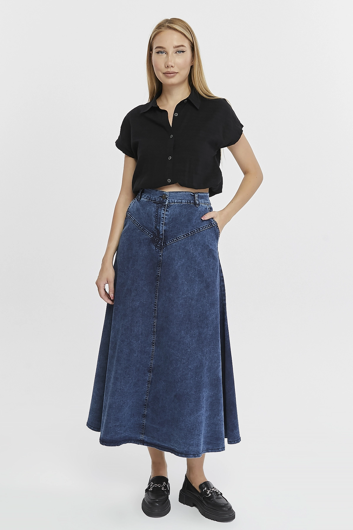 wholesale denim skirt and manufacturing